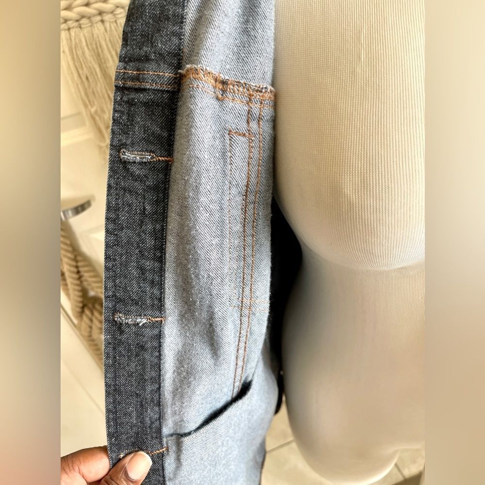 Venezia Jeans Clothing Co. Women's 2X Dark Blue Denim Jacket Size 22/24 - Picture 9 of 15